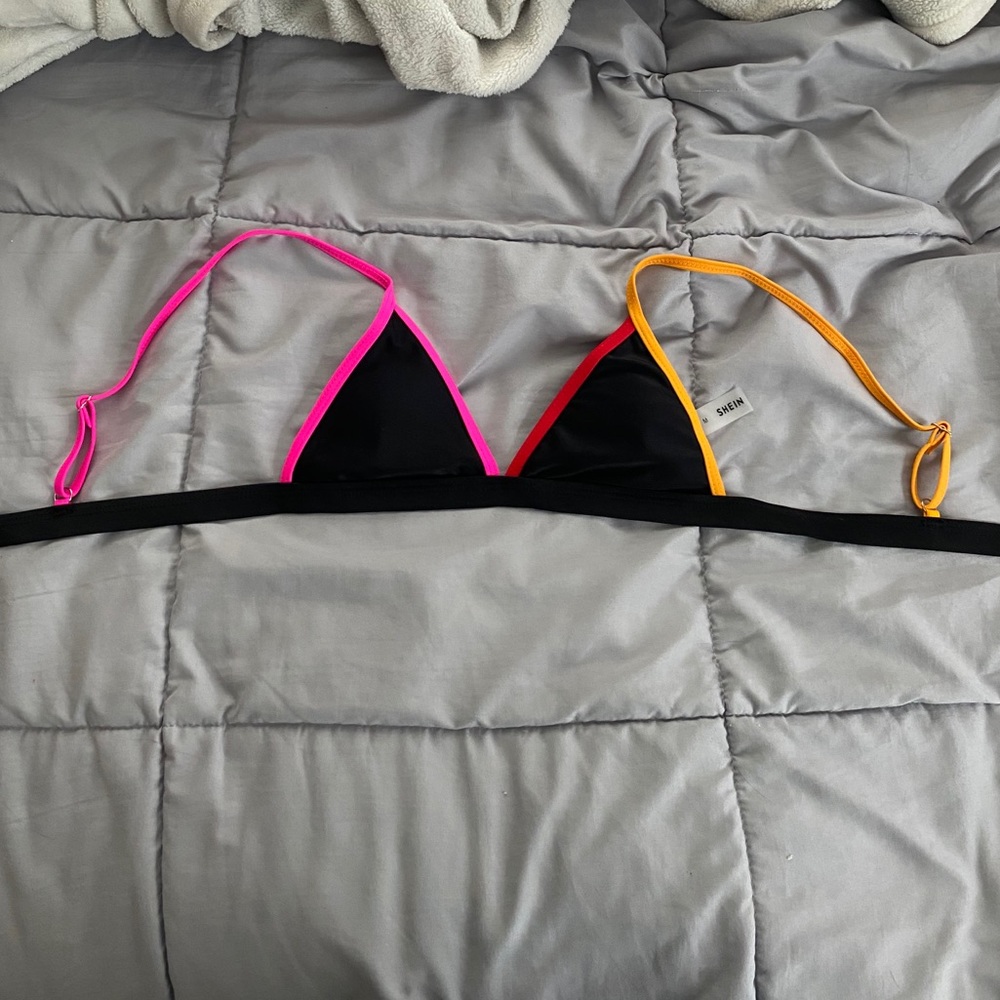 NWOT!! shein triangle bikini top